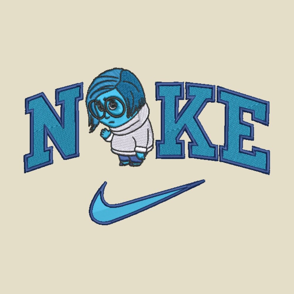 Nike Sadness HOODIE Embroidered Adult Unisex Hooded Sweatshirt Inside Out